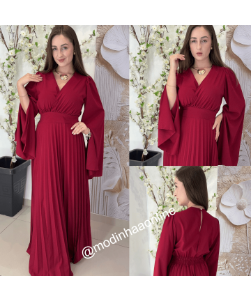 Vestido Suzana Marsala